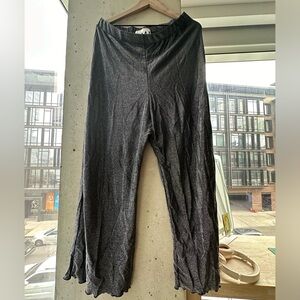 WRAY Sabrina pant in silver/black metallic shimmer fabric with matching top.